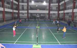 Badminton Courts in Nosegay Public School Sri Ganganagar Rajasthan Badminton Courts - Top best CBSE Schools in Sri Ganganagar Rajasthan